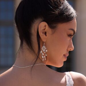Silver Zircon Earrings